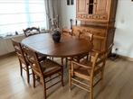Retro eetkamer Chalet, Huis en Inrichting, Ophalen, Gebruikt, Retro, 4 tot 6 stoelen