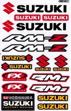Ensemble de feuilles d'autocollants Suzuki RM-Z, Motos, Accessoires | Autocollants