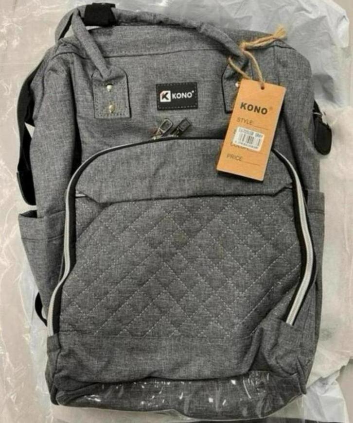 Kono Luiertas Rugzak met USB Oplaadstation baby luier-tas, Kinderen en Baby's, Luiertassen, Nieuw, Rugzak, Ophalen of Verzenden