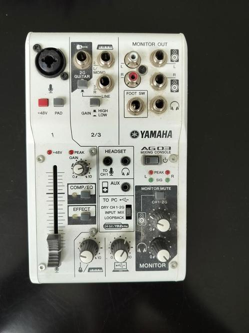 Yamaha AG03, Muziek en Instrumenten, Mengpanelen, Gebruikt, Ophalen