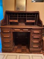 Antieke massief eiken rolbureau, Antiek en Kunst, Ophalen