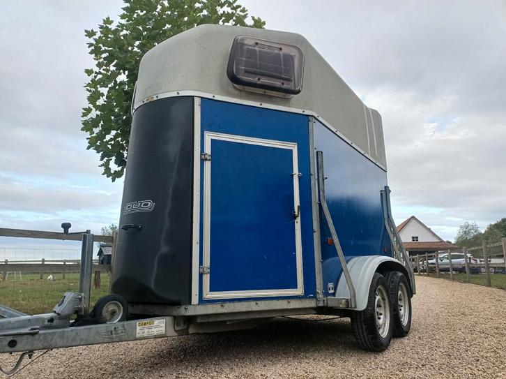 Bockman Duo, Dieren en Toebehoren, Paarden en Pony's | Trailers en Aanhangwagens, Zo goed als nieuw, Ophalen