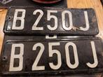 Plaques d'immatriculation de l'armée belge (B), Collections, Enlèvement ou Envoi, Armée de terre, Autres types