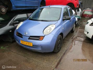 Onderdelen Nissan Micra 1.2 Visia 5-Deurs Airco '03 beschikbaar voor biedingen