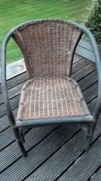 Rieten stoel, Tuin en Terras, Tuinstoelen, Ophalen, Gebruikt