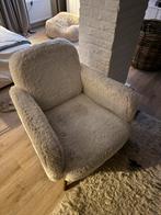 Eenzit, ecru, Huis en Inrichting, Fauteuils, Ophalen, Gebruikt, 75 tot 100 cm, Landelijk