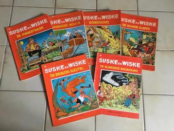 6 stripboeken van Suske en Wiske