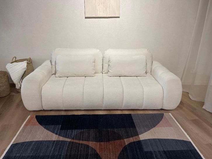 Zetel met slaapfunctie, Huis en Inrichting, Zetels | Zetels, Nieuw, Rechte bank, Driepersoons, 200 tot 250 cm, 100 tot 125 cm