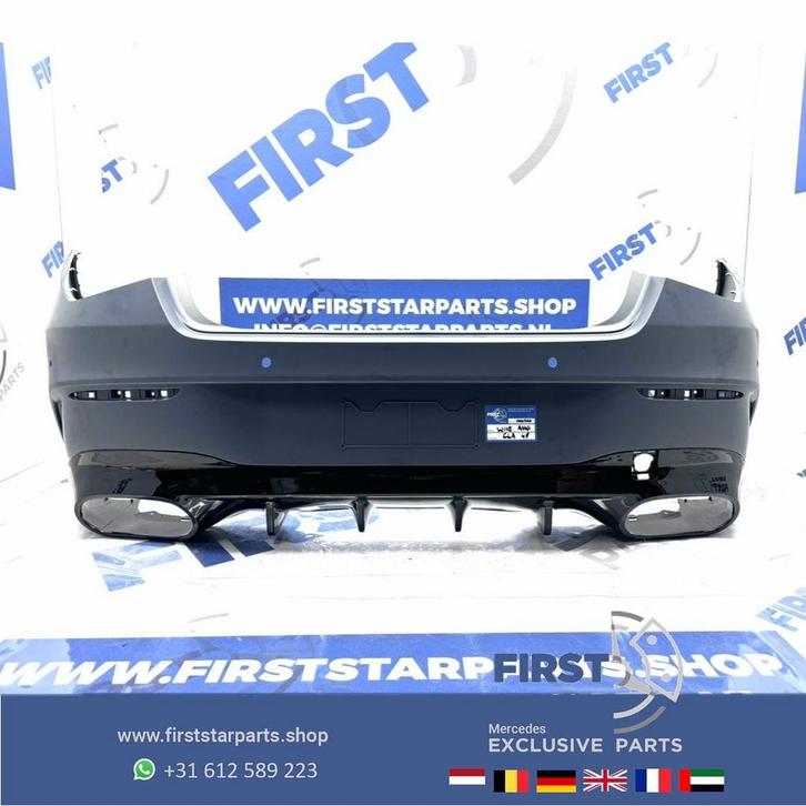 W118 CLA45 AMG ACHTERBUMPER origineel Mercedes CLA Klasse A1, Auto-onderdelen, Carrosserie, Bumper, Mercedes-Benz, Achter, Gebruikt