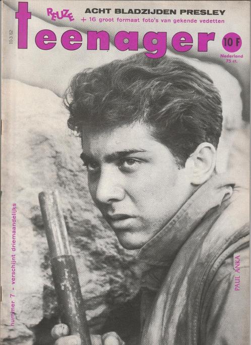 Tijdschriften - Teenagers N 7 - 10-3- 1962, Verzamelen, Muziek, Artiesten en Beroemdheden, Zo goed als nieuw, Boek, Tijdschrift of Artikel