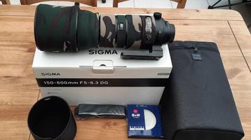 SIGMA 150-600 MM SPORTS VOOR NIKON. beschikbaar voor biedingen