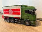 Scania met zeecontainer bruder, Ophalen, Zo goed als nieuw, Complete set