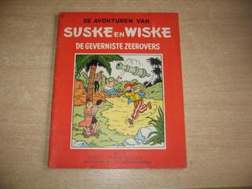 Suske en Wiske : De geverniste zeerovers - 1e druk uit 1958. beschikbaar voor biedingen