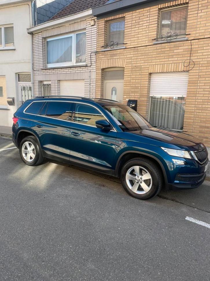 Skoda kodiaq 2L diesel, Auto's, Skoda, Particulier, Kodiaq, Diesel, Euro 6, SUV of Terreinwagen, 5 deurs, Automaat, Blauw, Zwart