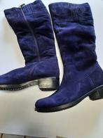 Bottes dames, Blauw, Ophalen of Verzenden, Zo goed als nieuw, Hoge laarzen