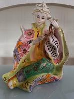 Oude Geisha in keramiek., Antiek en Kunst, Ophalen of Verzenden
