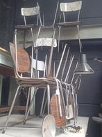 Verschillende vintage schoolstoelen en keukenstoelen, Antiek en Kunst, Ophalen