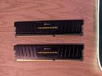 Corsair Ram 2x8 GB DDR3, Informatique & Logiciels, Mémoire RAM, Enlèvement ou Envoi, DDR3, Utilisé, Desktop