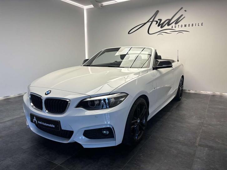 BMW 2 Serie 218 d Cabrio *PACK M*LED*SIEGES CHAUF*GARANTIE 1, Autos, BMW, Achat, Série 2, ABS, Airbags, Air conditionné, Bluetooth