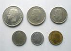6 monnaies Espagne - Mondial 1982, Timbres & Monnaies, Enlèvement ou Envoi, Monnaie en vrac, Autres pays