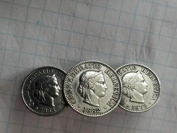broche van helvetica munten 5 en 10 cent