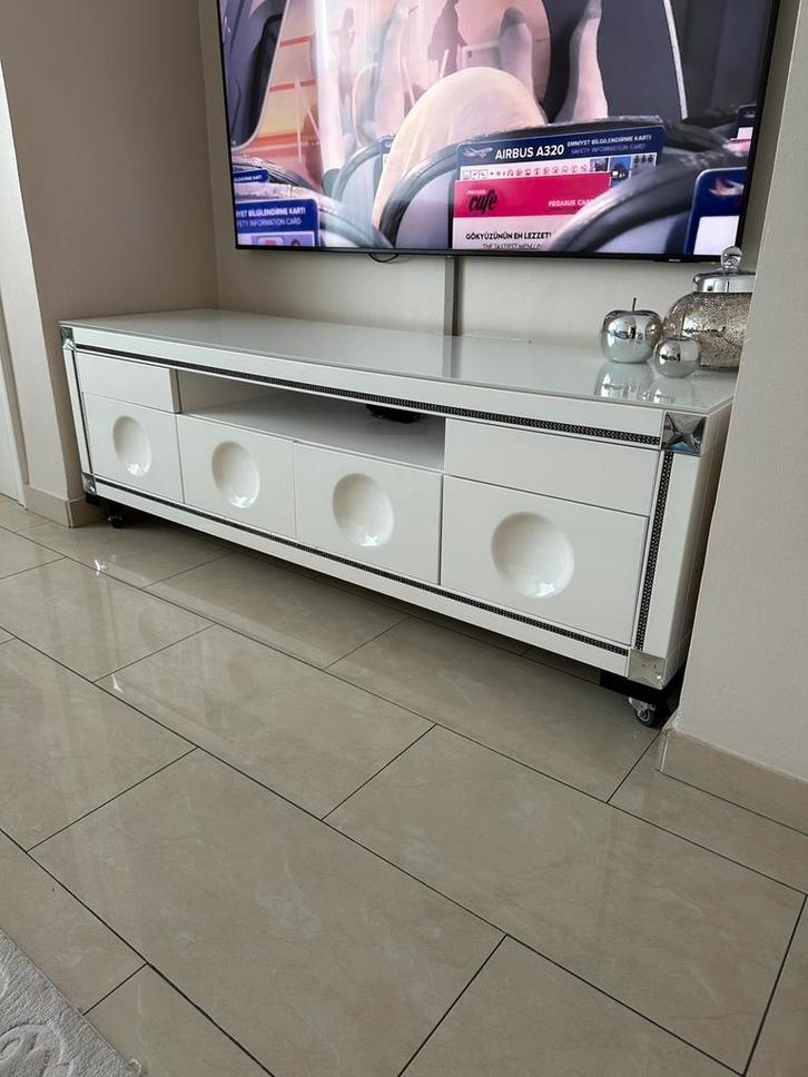 Meubels, Maison & Meubles, Tables | Tables à manger, Comme neuf, Autres essences de bois, Verre, Enlèvement