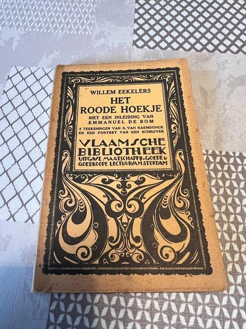 Het roode hoekje door Willem Eekelers *Rare*, Antiek en Kunst, Antiek | Boeken en Manuscripten, Ophalen of Verzenden
