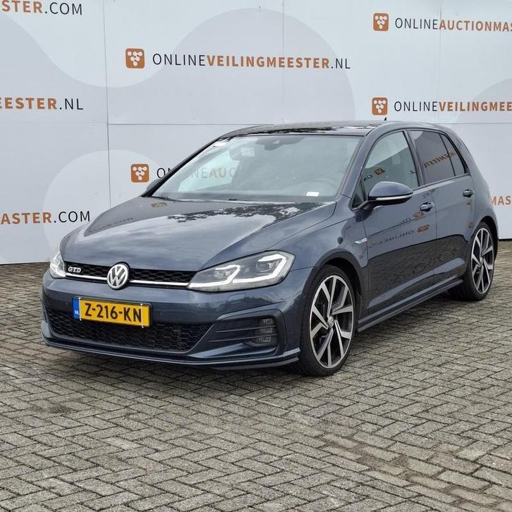 Personenauto Volkswagen, Golf GTD 2.0 TDI , blauw bouwjaar 2, Auto's, Volkswagen, Bedrijf, Golf, ABS, Adaptive Cruise Control