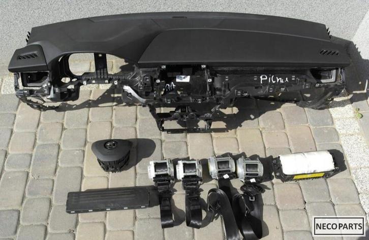 RENAULT CLIO IV DASHBOARD AIRBAG COMPLEET AIRBAG AIRBAG SET, Auto-onderdelen, Dashboard en Schakelaars, Renault, Gebruikt, Ophalen of Verzenden