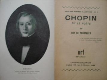 2. Chopin ou le poète Guy de Pourtalès NRF N7 1932, Envoi, Guy de Pourtalès
