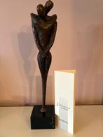 Brons beeld, De kus van Jos Gielen met certificaat, Antiek en Kunst, Antiek | Brons en Koper, Ophalen of Verzenden, Brons