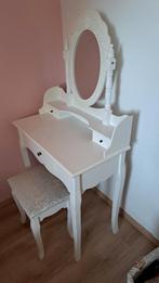 Make up tafel en stoeltje, 50 tot 100 cm, Minder dan 100 cm, Gebruikt, Hout