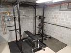 Powercage power rack homegym, Sport en Fitness, Fitnessapparatuur, Ophalen, Benen, Krachtstation, Zo goed als nieuw