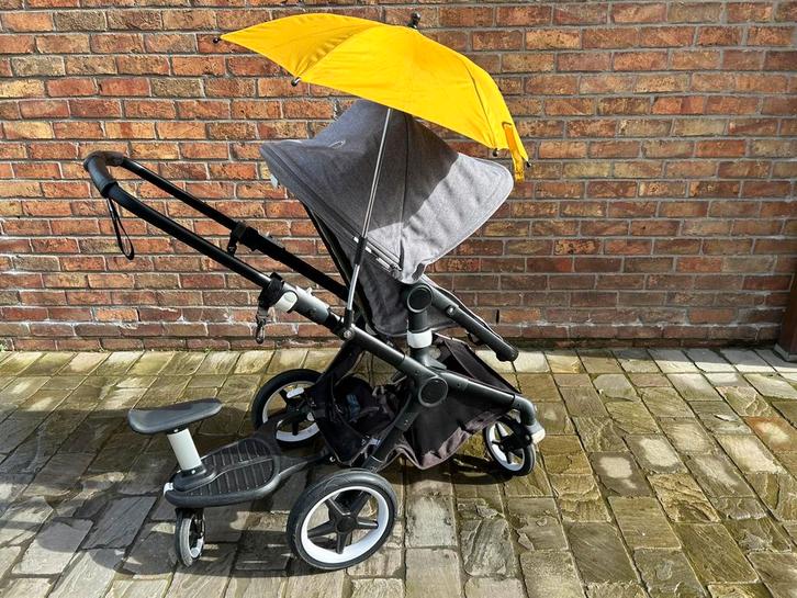 Buggy BUGABOO FOX met meerijplankje, Enfants & Bébés, Poussettes & Combinaisons, Comme neuf, Poussette, Bugaboo, Enlèvement