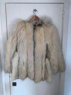 Echte wit-beige bontjas., Ophalen, Zo goed als nieuw, Wit