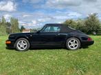 Porsche 964 Carrera 4 cabriolet manuelle Historique complet, Autos, Cuir, Noir, Achat, 184 kW