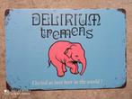 Tôles bières Delirium Tremens et Trappiste Chimay, Enlèvement ou Envoi, Comme neuf