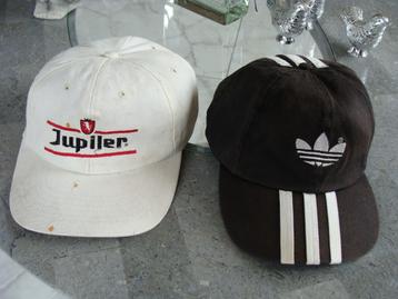 1 casquette Adidas et 1 casquette Jupiler, beschikbaar voor biedingen