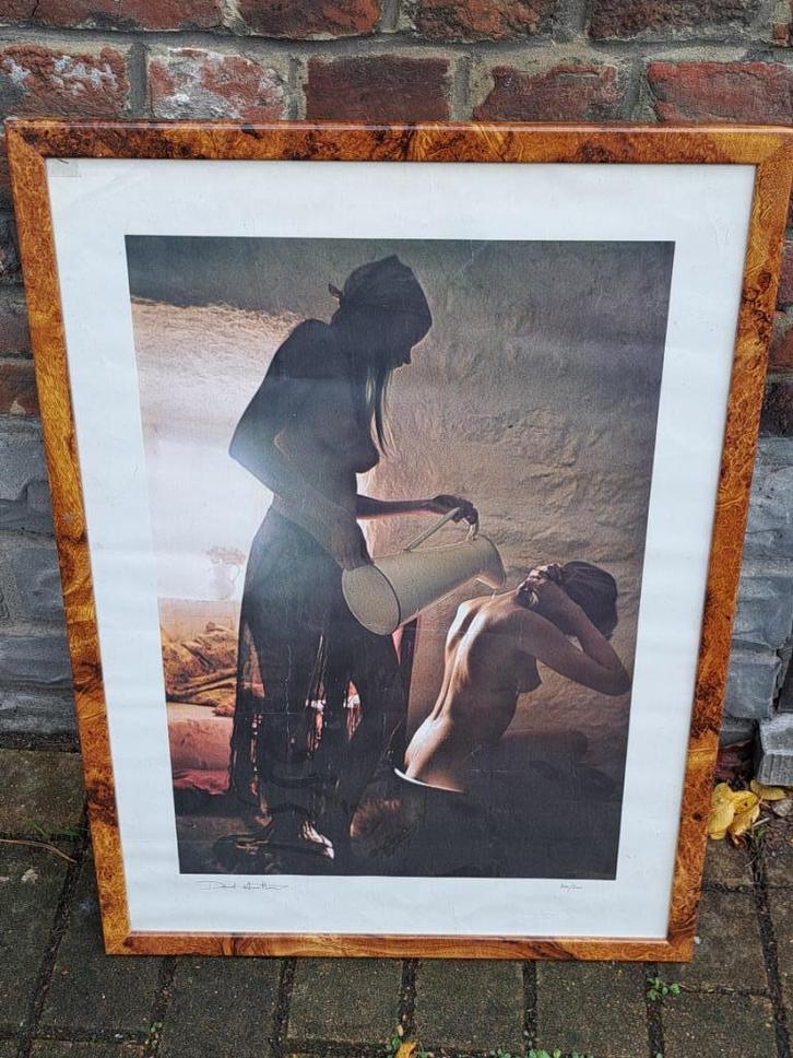 Lithographie signe david Hamilton, Antiek en Kunst, Kunst | Litho's en Zeefdrukken, Ophalen of Verzenden