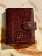 Compacte leren portomonee, Ophalen of Verzenden, Zo goed als nieuw, Bruin
