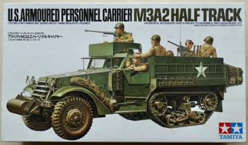 TAMIYA 1:35 - U.S. ARMOURED PERSONEL CARRIER M3A2 HALF TRACK beschikbaar voor biedingen