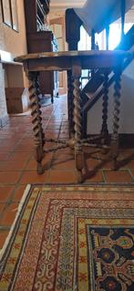 BIJZETTAFEL, Huis en Inrichting, Ophalen, Gebruikt, Rond, Glas