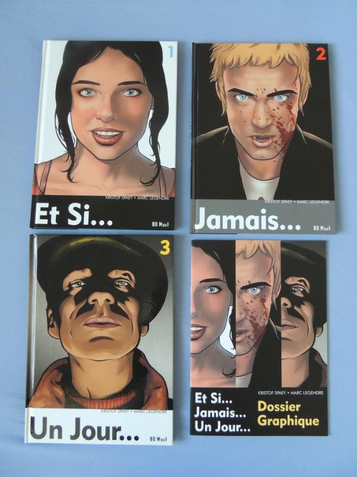 Et Si... / Jamais... / Un Jour... Collector pack 188/1000, Boeken, Stripverhalen, Zo goed als nieuw, Complete serie of reeks, Ophalen of Verzenden