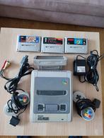 Super Nintendo SNES met controllers en Games, Games en Spelcomputers, Spelcomputers | Nintendo Super NES, Ophalen, Niet werkend