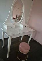 Make-up tafel te koop, Enlèvement, Comme neuf, Blanc, Maquillage