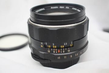  TAKUMAR 50 mm 1.4 (als nieuw) + adapterring mogelijk beschikbaar voor biedingen