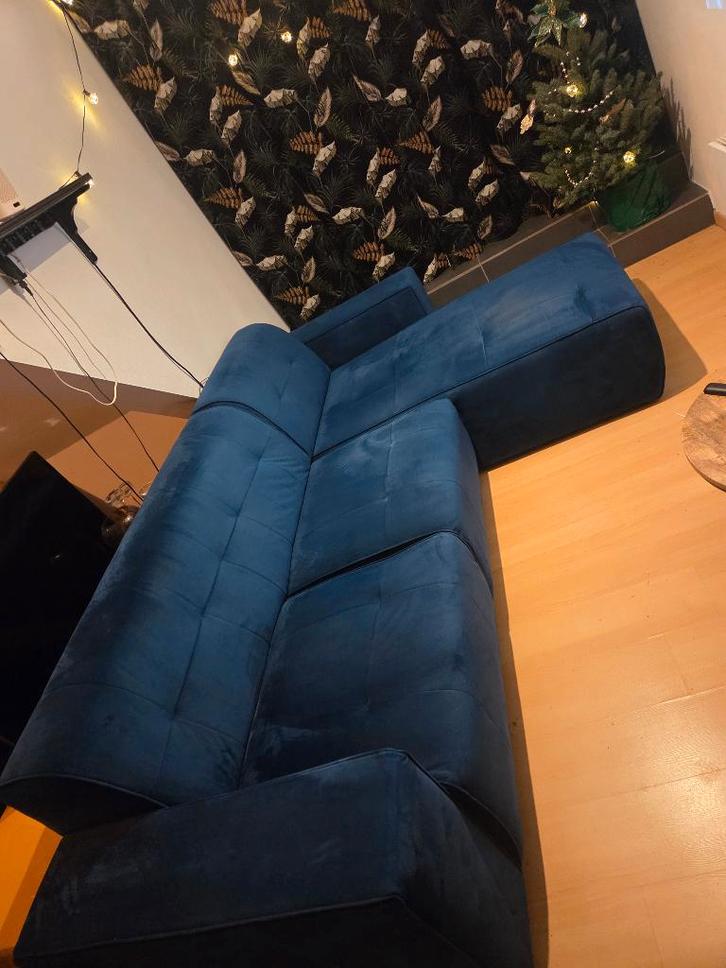 Hoek zetel, Maison & Meubles, Canapés | Salons, Comme neuf, Banc d'angle, Quatre personnes ou plus, 250 à 300 cm, 75 à 100 cm