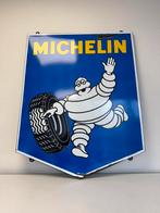 MICHELIN emaille reclamebord XL 1962, Verzamelen, Ophalen of Verzenden, Gebruikt, Reclamebord