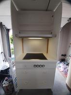 Inductie kookplaat met dampkap, Huis en Inrichting, Ophalen, Gebruikt, 200 cm of meer, Wit