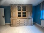Lichte eikenhouten kledingkast in flamant-stijl, Ophalen, Zo goed als nieuw, Eikenhout